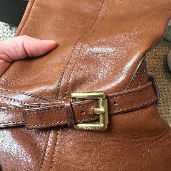 Coach Leather Riding Boots - Picture 5 of 5